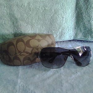 Coach shield sunglasses